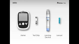 Finetest Lite Blood Glucose Meter: How to use Video