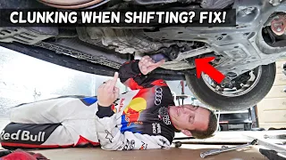 WHY CLUNKING NOISE SOUND WHEN SHIFTING GEARS, SHIFT FROM PARK TO REVERSE DRIVE