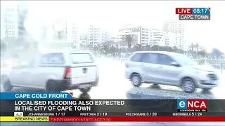Warnings of localised flooding in Cape Town