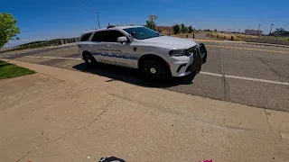 I got pulled over on my electric pit bike.