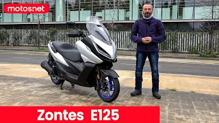 💥 Zontes E125 2024 / Revolución entre los scooter 125 / Primera prueba / Review 4K / motos.net