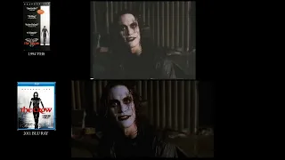 The Crow (1994) VHS-BLU Comparison