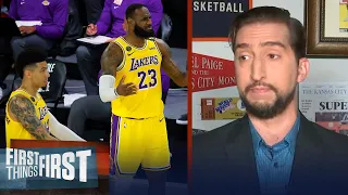 Nick Wright reacts to the Lakers blowout loss to OKC | NBA | FIRST THINGS FIRST