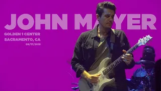 John Mayer - Moving on and Getting Over (GROOVY Intro by Isaiah Sharkey) at Sacramento (09/17/2019)