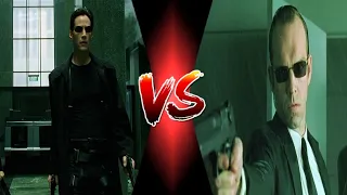 Neo vs. Agent Smith with Healthbars (HD)