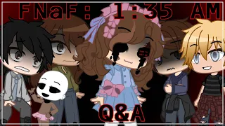 1:35am Q&A || Fazbear Frights Book 3 || ⚠️ Spoilers ⚠️