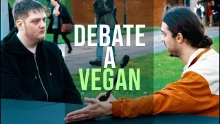 Meat Eater Decides to Challenge Vegan Activist