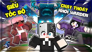 Minecraft nhưng Bạn Sẽ Chạy Nhanh Hơn Mỗi Phút | Siro Và Noob Ruby Dùng Siêu Tốc Độ Vs Warden