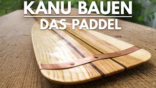 Kanu / Kanadier bauen - das Stechpaddel aus Esche und Nussbaum - Folge 1