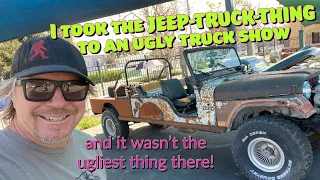 Dirt Daily. The Jeep-Truck-Thing goes to an Ugly Truck Show