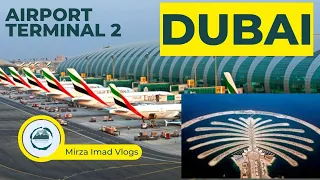 Dubai AIRPORT Terminal 2 | Transit flight at DXB | Walking tour #dubai #dubaiairport #viral #travel