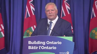 Premier Ford Holds a Press Conference | September 5