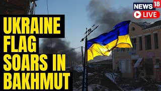 Ukrainian Soldier Raise Flag On Top Of Bakhmut Airplane Monument | Russia Ukraine War Updates LIVE