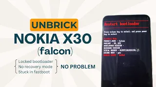 Fixing Nokia X30 stuck in fastboot mode | Nokia phones flashing service