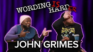 John Grimes Vs Tahir Moore - WORDING IS HARDER!