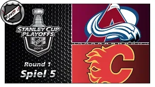 NHL PLAYOFFS 2019 🎤 Calgary Flames - Colorado Avalanche ★ Runde 1