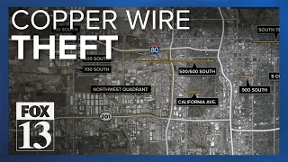 Salt Lake City looking to crack down on copper wire theft from streetlights