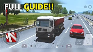 🚚Full Guide Video For Beginners In Truckers Of Europe 3 By Wanda Software🏕 | Truck Gameplay