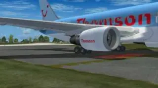 Manchester Airport showing Various Aircraft Departing & Landing (Part 2) Fs2004