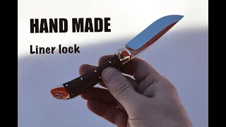 Knife making - Hand made liner lock knife