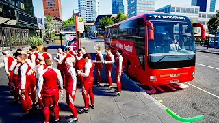 Fernbus Simulator - Football Team Bus ! ! ! GAMEPLAY ! ! !