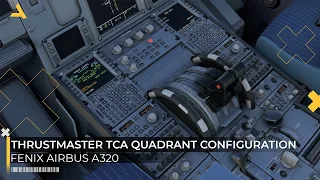 How to Configure Thrustmaster TCA Quadrant Airbus Edition for Fenix Airbus A320 - MSFS 2020