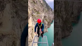 ПРЫЖОК🔥Сулакский Каньон/ Дагестан/ ROPE JUMP😎 @zhekaKamikadze @sulak_travel/Больше в Описании