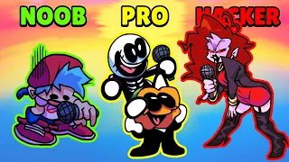 🤢 NOOB vs 😎 PRO vs 😈 HACKER - Friday Night Funkin | Download Play Store APK