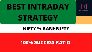 Best Intraday Strategy for Nifty & Bank Nifty Trading in Stock Market |100% work Brahmastra Strategy