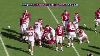 2011 #14 Arkansas vs. #3 Alabama Highlights