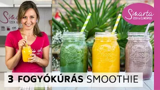 Fogyókúrás smoothie receptek I Zsírégető I Éhségcsökkentő I Emésztésjavító