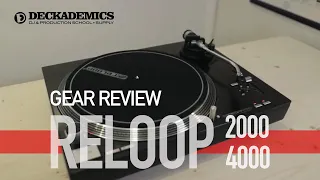 Reloop RP-2000 & 4000 MK2 Turntables Full Review by Cool Hand Lex | #YCDP | Deckademics