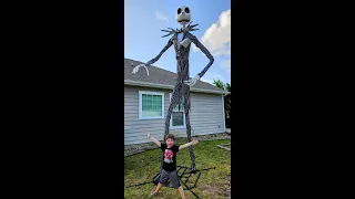 2023 Home Depot 13ft Jack Skellington Unboxing and Demo