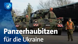 Hilfe für die Ukraine: Deutschland liefert Panzerhaubitzen