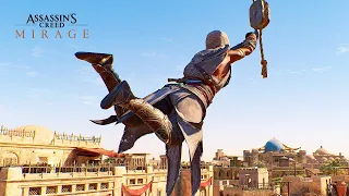 Assassin's Creed Mirage - 5 minutes of City Free Roam / Parkour in the Open World