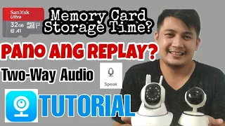 V380 Pro Camera Wifi Tutorial 2021| How to Replay V380 App, Memory Card Storage Time