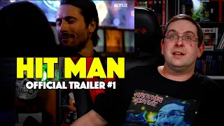 REACTION! Hit Man Trailer #1 - Adria Arjona Movie 2024