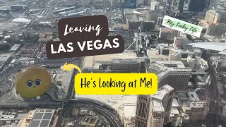 Sphere Man was Looking at Me!  Leaving Las Vegas!  #lasvegas