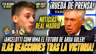 ¡LAS REACCIONES DE ARDA GULER Y ANCELOTTI! | ''ME QUEDO'' | ''COURTOIS PUEDE JUGAR PRÓXIMAMENTE''