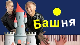 Мумий Тролль, Даня Милохин - Башня | караоке | на пианино