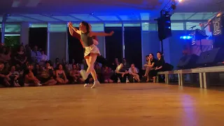 Athens Rhythm Hop 2023 - Bianca & Nils Performance, Lindy Hop with aerials