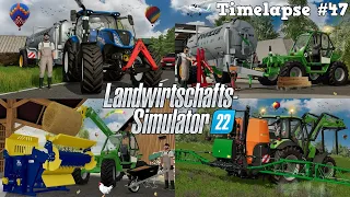 NEUE MASCHINEN und GÜLLE BALLERN in ELLERBACH mit @TheCamPeRYT! 🤩💩🚜💨 | [LS22] - Timelapse #47