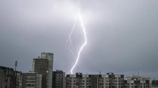 Гомель ливень гроза (17 мая 2014) - Gomel rainfall storm