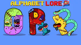 Alphabet Lore (A - Z...) Plush Toy But They Are Zombies Transformed | GM Animation