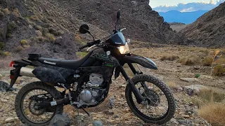 The hardest way from Cerro Gordo to Lone Pine on a Kawasaki KLX 300