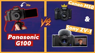 Panasonic G100 vs Sony ZV-1 and Canon M50 for Video | Still Bad Autofocus?