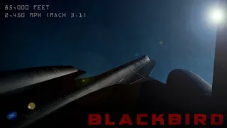 Race to 85,000 feet.  An SR-71 Blackbird accelerates towards the edges of Earth's atmosphere.