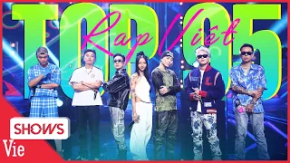 Playlist top 95 bài rap full hành trình RAP VIỆT MÙA 3 |  Tổng hợp Live Stage - rap hay nhất 2023