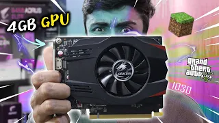 I Bought The Cheapest 4GB Graphic Card(DDR4) Possible⚡️That Can Run GTA5, Minecraft🔥