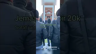 Suasana solat jumaat Minskaya Mosque Moscow